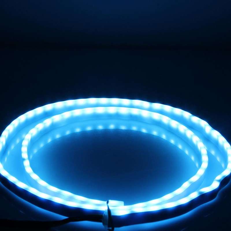 1.5m Car Auto Waterproof Universal Four Color Rear Flowing Light Tail Box Lights with Tail Light Con