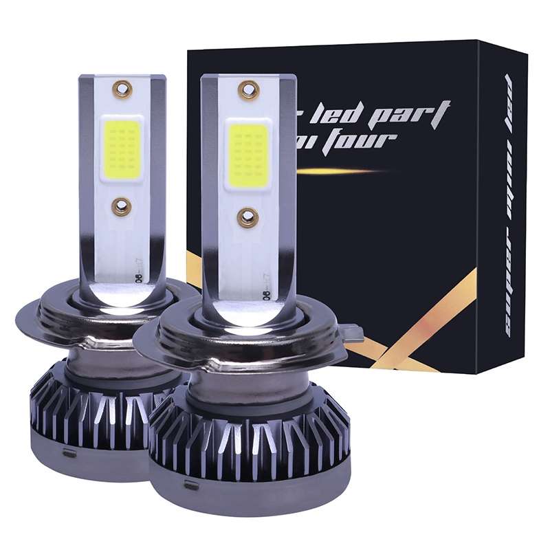 2 PCS H7 DC9-36V / 36W / 8000K / 6000LM IP68 Car / Motorcycle Mini COB LED Headlight Lamps / Fog Lig