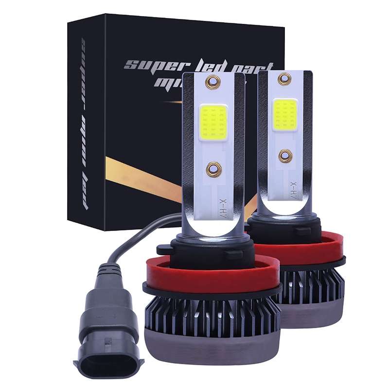 2 PCS H11 DC9-36V / 36W / 8000K / 6000LM IP68 Car / Motorcycle Mini COB LED Headlight Lamps / Fog Li