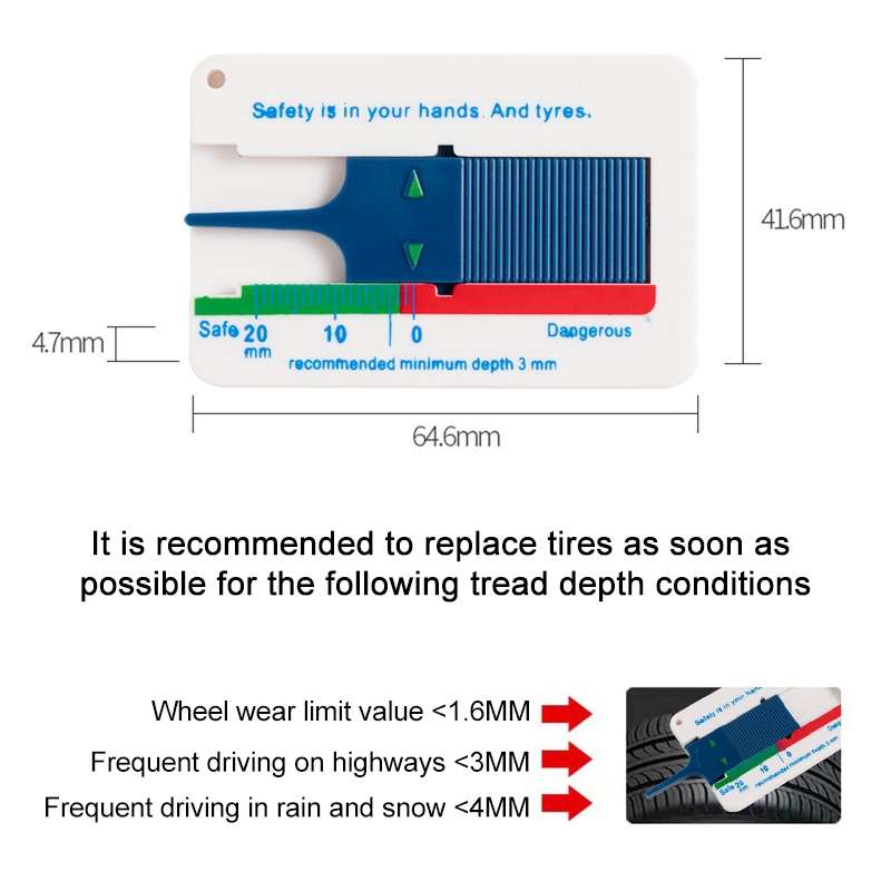 2pcs 0-20mm Plastic Tread Plan Refinding Rounds Refinding Outcome Exists Tread Tablets Plastic Tire