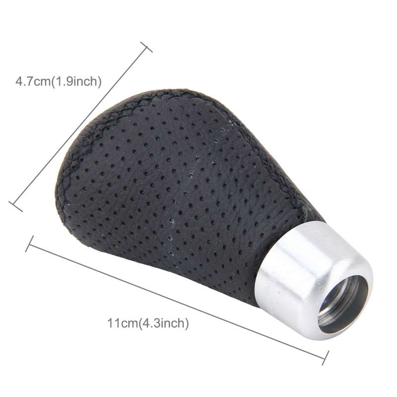 Universal 5-Speed Manual Shift Knob Manual Gear Shift Knob Stick Head Fit for All Car(Black)