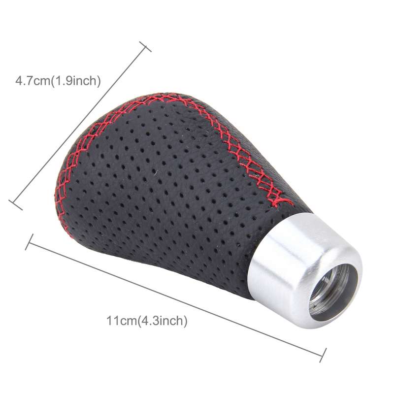 Universal 5-Speed Manual Shift Knob Manual Gear Shift Knob Stick Head Fit for All Car(Black)