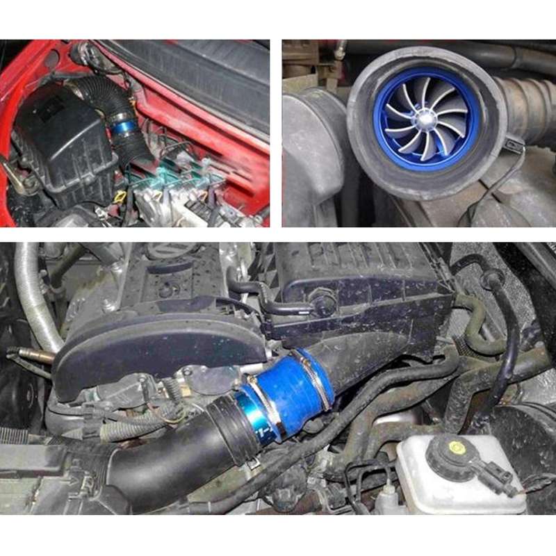 Car Stainless Universal Supercharger F1-Z Single Side Turbine Air Intake Fuel Saver Turbo Turboing C