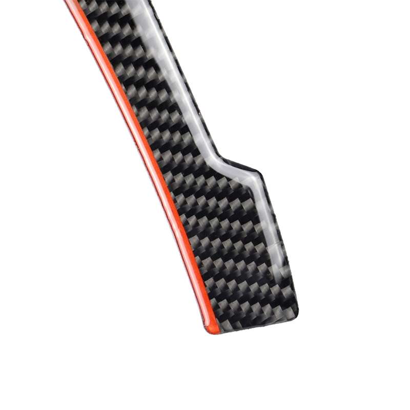 2 PCS Car Carbon Fiber Rearview Mirror Anti-collision Strip Protection Guards Trims Stickers for Mer