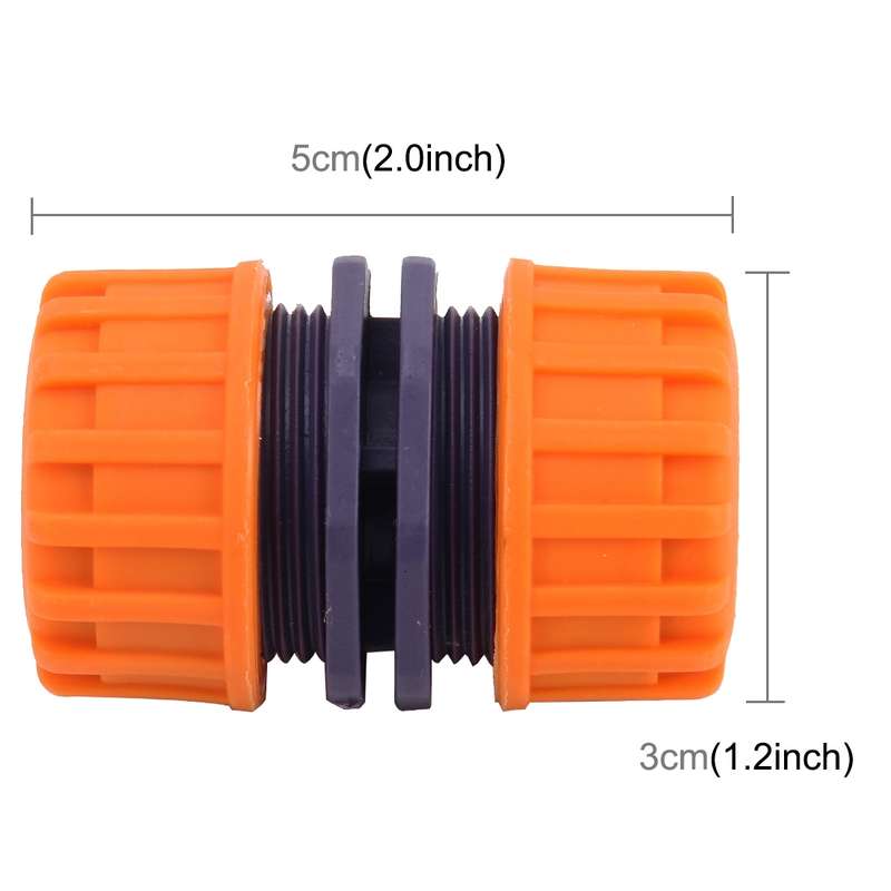 Hose Pipe Fitting Set Quick Water Connector Adaptor Garden Lawn Tap 1/2 inch Water Pipe Connector, R