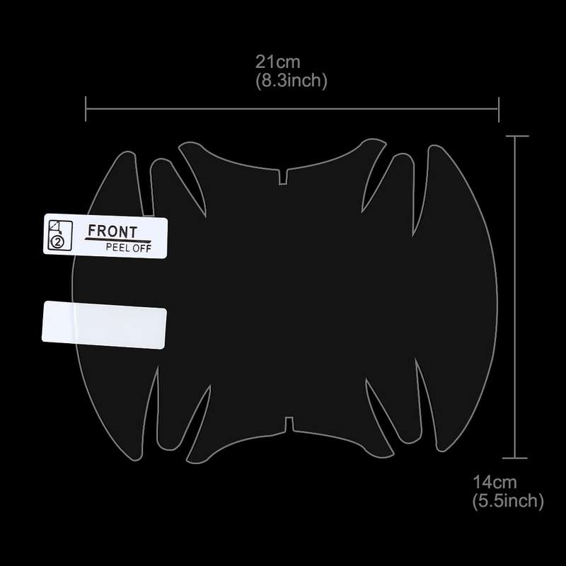 4 PCS Car Auto OPVC Door Bowl Handle Anti-scratch Protective Film for Honda