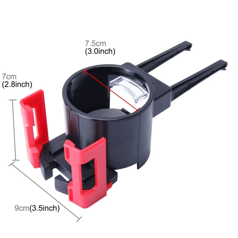 SHUNWEI SD-1026 Car Auto Multi-functional ABS Air Vent Drink Holder Bottle Cup Holder Phone Holder M