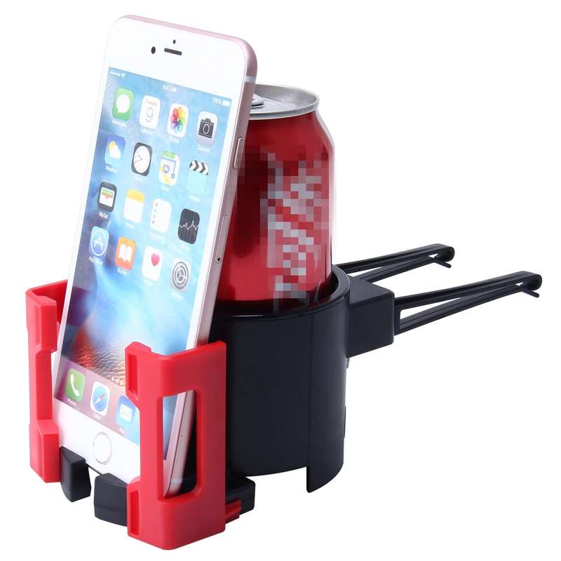 SHUNWEI SD-1026 Car Auto Multi-functional ABS Air Vent Drink Holder Bottle Cup Holder Phone Holder M