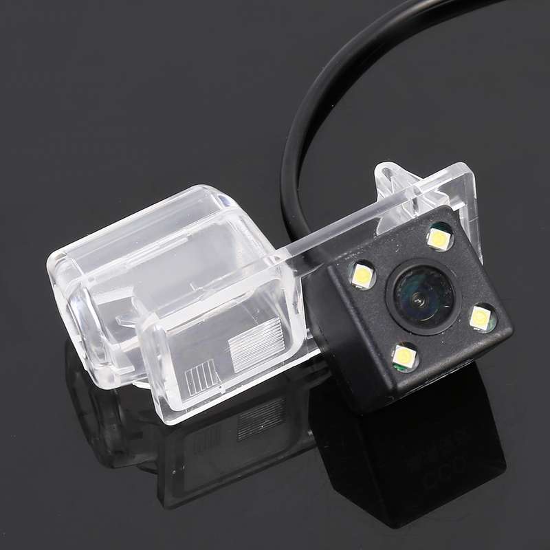656x492 Effective Pixel HD Waterproof 4 LED Night Vision Wide Angle Car Rear View Backup Reverse Cam