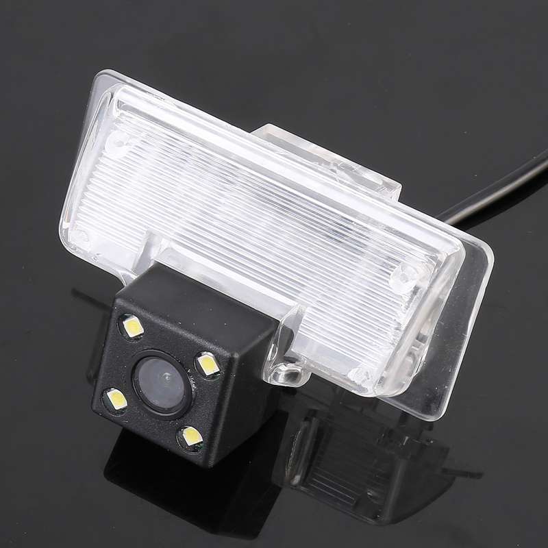 656x492 Effective Pixel HD Waterproof 4 LED Night Vision Wide Angle Car Rear View Backup Reverse Cam