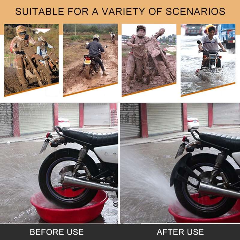 Motorcycle Modified Fender Rear Wheel Fender Dustproof PP Splash Flaps Mudguards Fender Guard for C