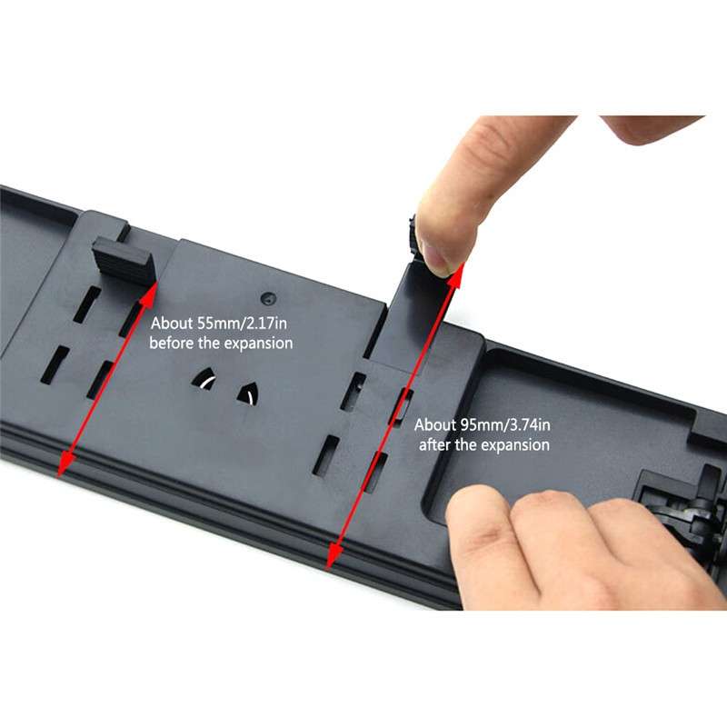 SHUNWEI Large Car Three-Fold Curve Surface Rear View Mirror Reverse Wide Angle Adjustable Angle Auxi