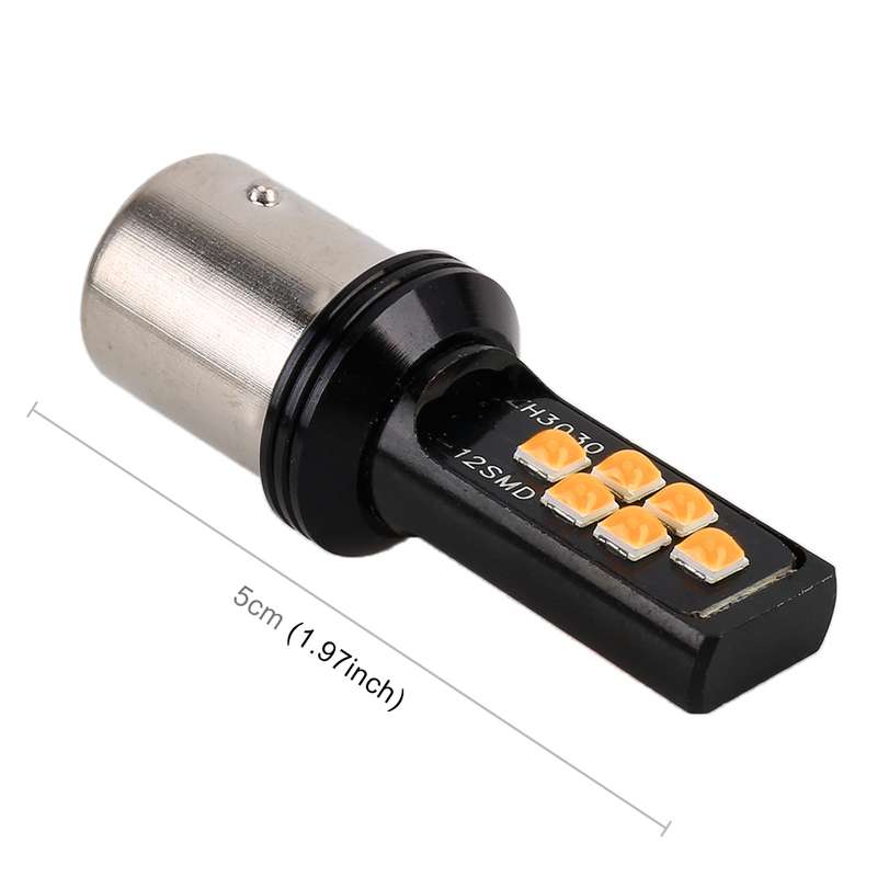 2 PCS 1156 DC9-16V / 3.5W Car Auto Turn Lights 12LEDs SMD-ZH3030 Lamps, with Constant Current(White