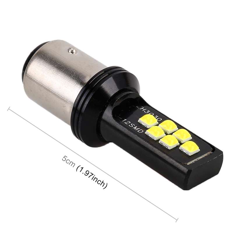2 PCS 1157 DC9-16V / 3.5W Car Auto Brake Lights 12LEDs SMD-ZH3030 Lamps, with Constant Current(Red L