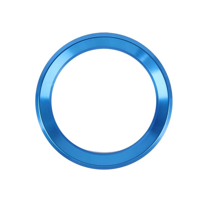 Aluminium Alloy Steering Wheel Decoration Ring Cover Sticker for BMW(Silver)