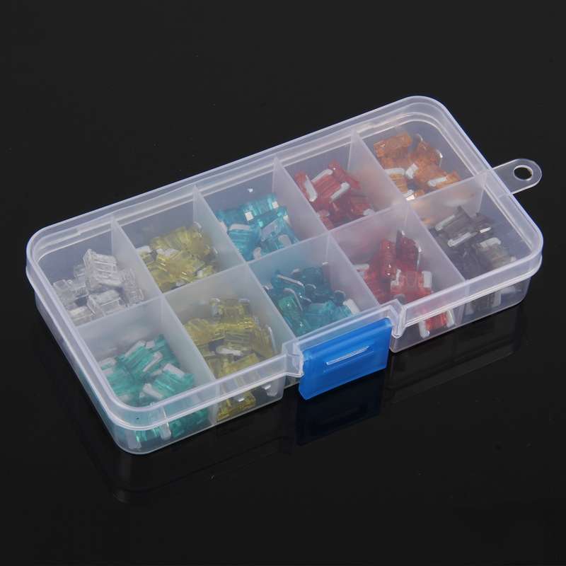 100 PCS 5Amp 7.5Amp 10Amp 15Amp 20Amp 25Amp 30Amp Mini Add-a-circuit Fuse Tap Adapter Blade Fuse Hol