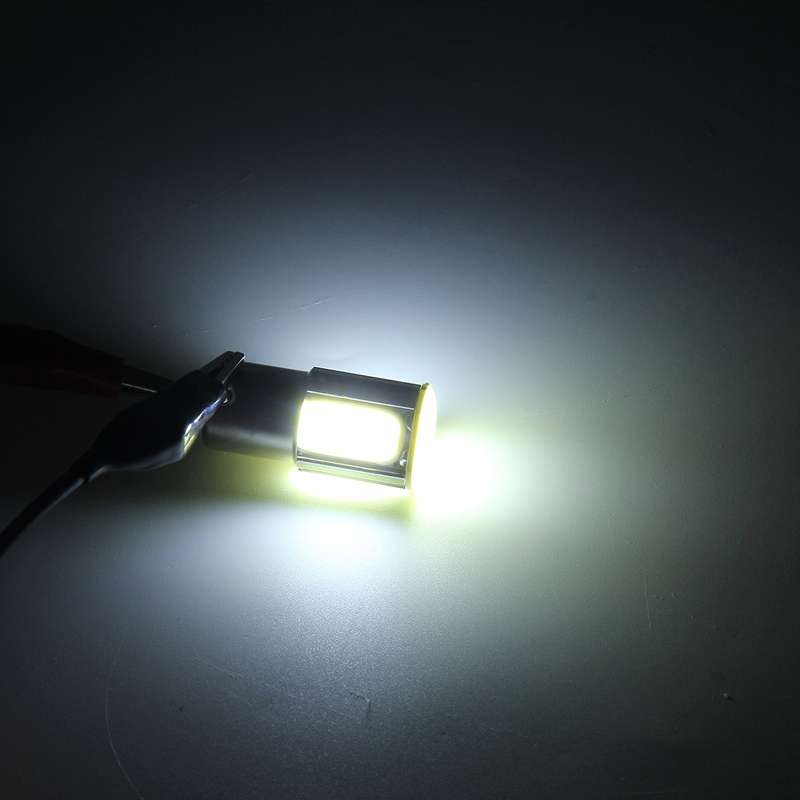 2 PCS 1156/BA15S 5W 6000K 350lm 4 COB LEDs Canbus Car Brake Light Tail Light Bulb, DC 12V(White Ligh