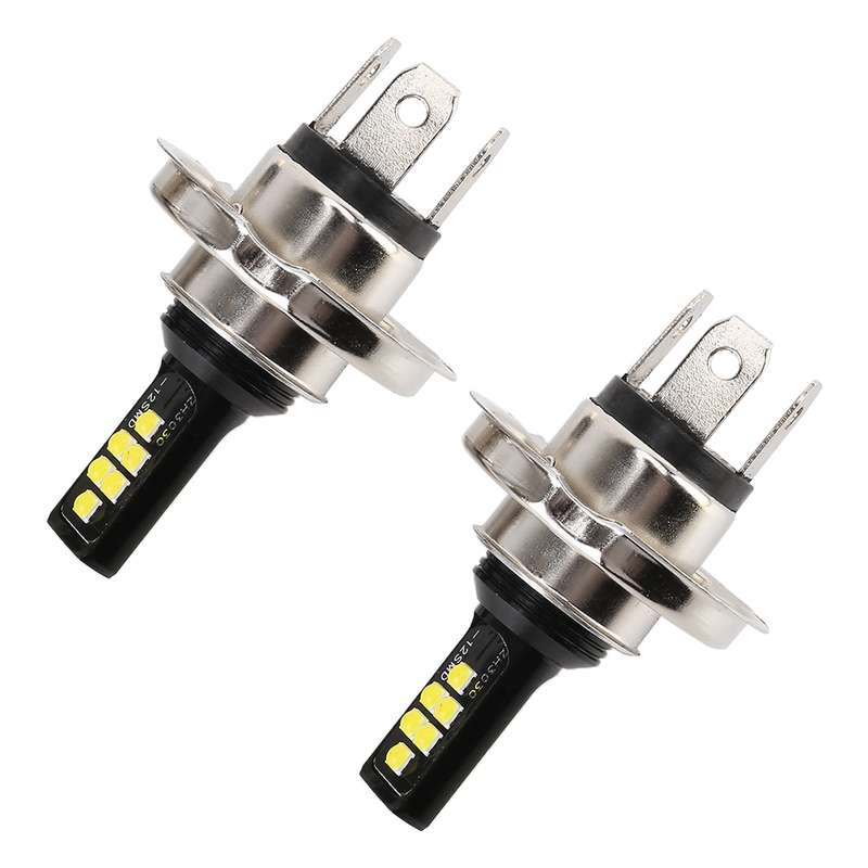 2 PCS H4 DC9-16V / 3.5W(H) 1.1W(L) / 6000K / 320LM Car Auto Fog Light 12LEDs SMD-ZH3030 Lamps, with