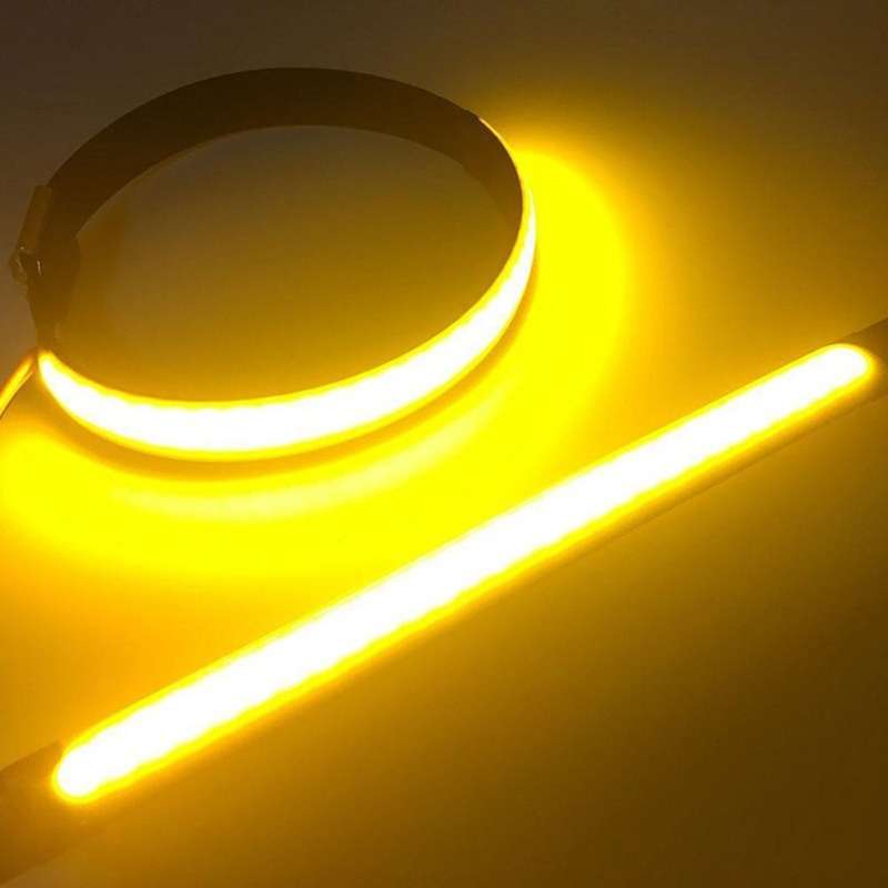 DC 12V 3W Motorcycle Annulus Turn Lamp Front LED Shock Absorber Light, Light Guide