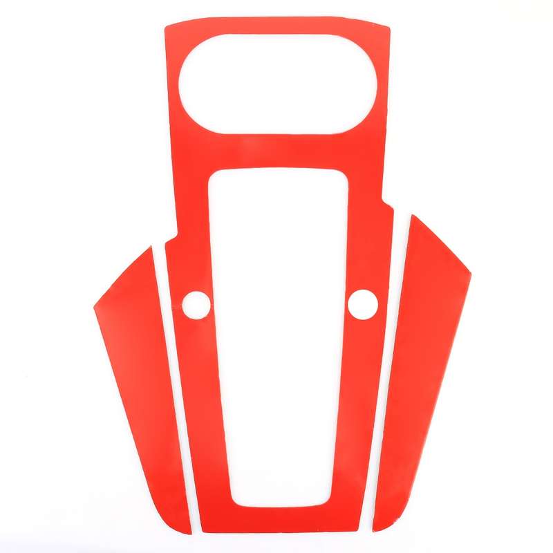 3 PCS Car Carbon Fiber Gear Panel Decorative Sticker for Audi A3 2014-2018, with Engine Start Button