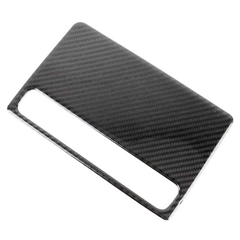 Car Carbon Fiber Navigation Decorative Panel for Audi A3 2014-2018