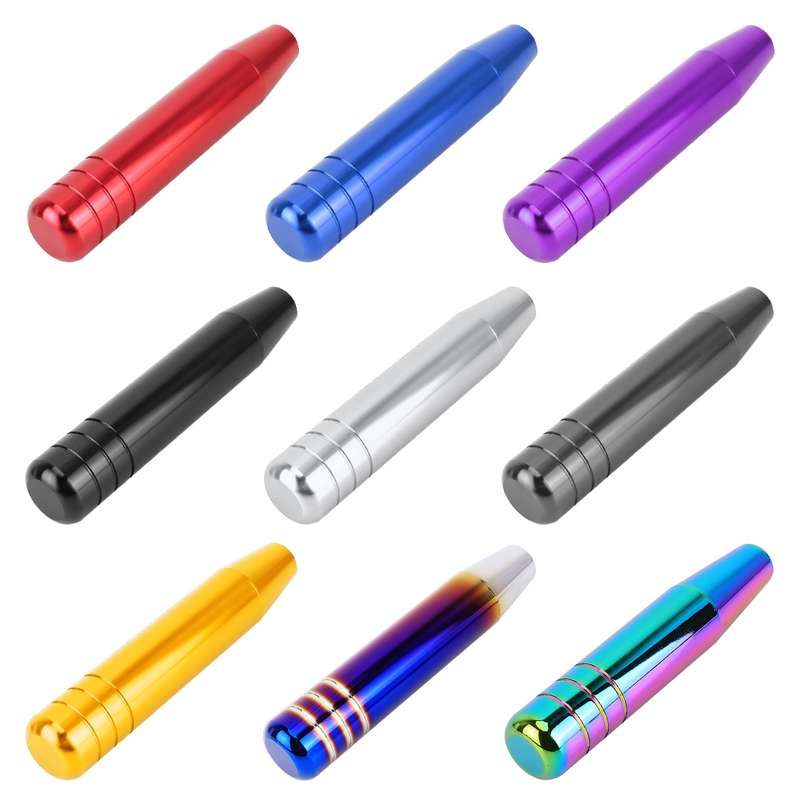 Universal Colorful Long Strip Shape Car Gear Shift Knob Modified Shifter Lever Knob, Length: 18cm