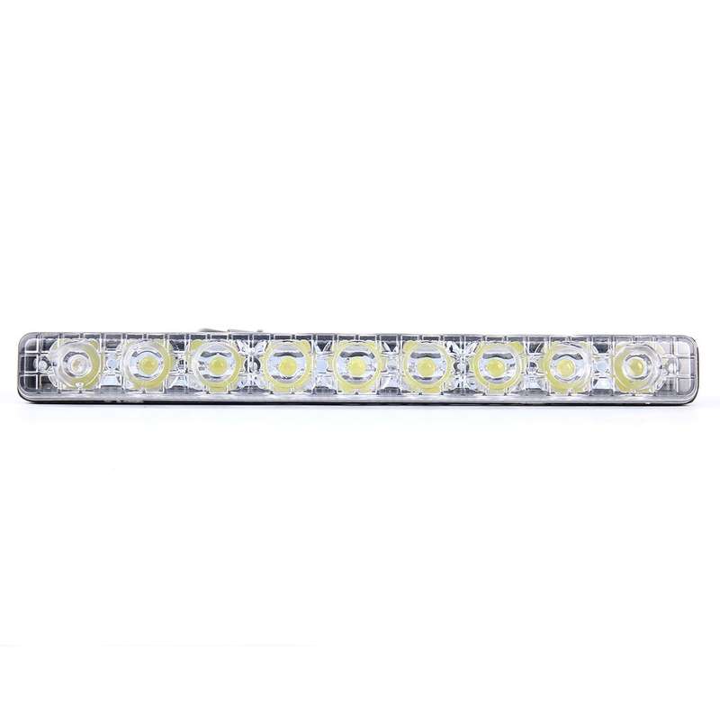 2 PCS LD-008 5730-9SMD 15W 1500 LM 7000K White Light Daytime Running Light.DC 12V