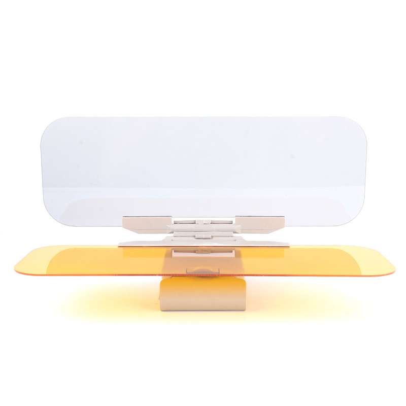 2 in 1 HD Car Anti-Glare Dazzling Day Night Vision Driving Mirror Sun Visors