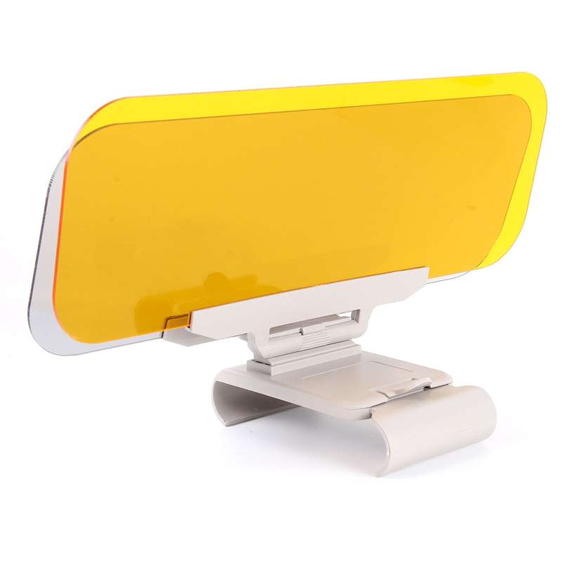 2 in 1 HD Car Anti-Glare Dazzling Day Night Vision Driving Mirror Sun Visors