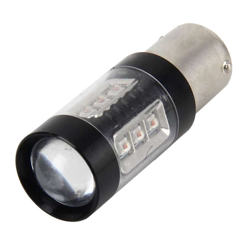 1156/BA15S 80W 1000 LM Car Auto Turn Light Backup Light with 16 Lamps, DC 12-24V(Yellow Light)