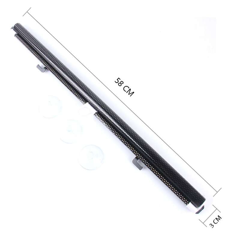 Foldable Car Insulation Curtain,Black,Size: 125 x 58cm