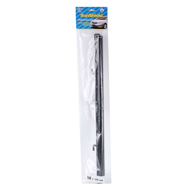 Foldable Car Insulation Curtain,Black,Size: 125 x 58cm