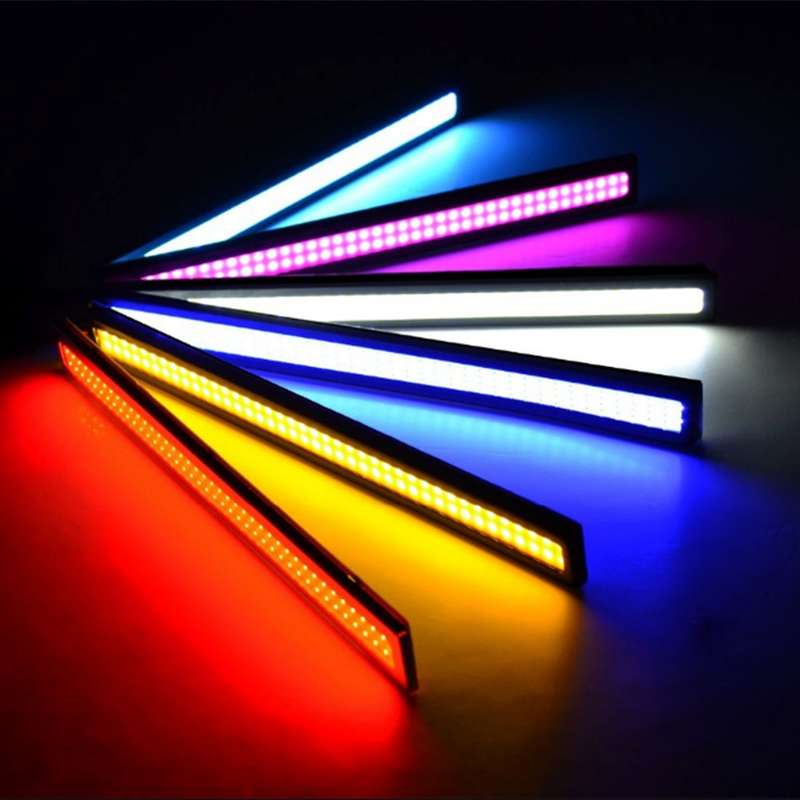 2 PCS 6W 400 LM 6000K DRL COB White Light Bar Car Light Source Waterproof Daytime Running Lights, DC