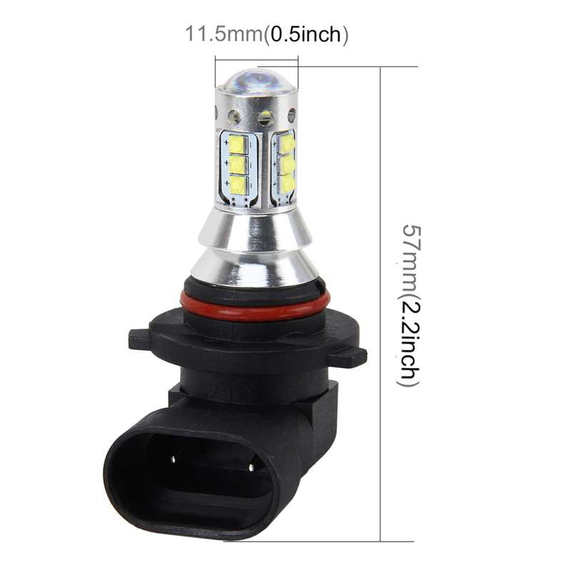 9005 50W 500 LM 6000K Car Fog Light with 16 Lamps, DC 12V-24V (White Light)