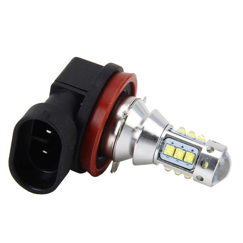 H11 50W 500 LM 6000K Car Fog Light with 16 Lamps, DC 12V-24V(White Light)