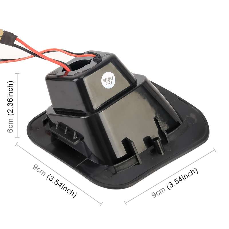 2 PCS DC12V / 2W / 6000K / 120LM Car LED License Plate Light 18LEDs SMD-3528 Lamps for Dodge, White