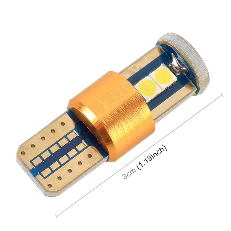 2 PCS T10 / W5W / 168 / 194 DC12V / 1.6W / 6000K / 130LM 6LEDs SMD-3030 Car Clearance Light(White Li