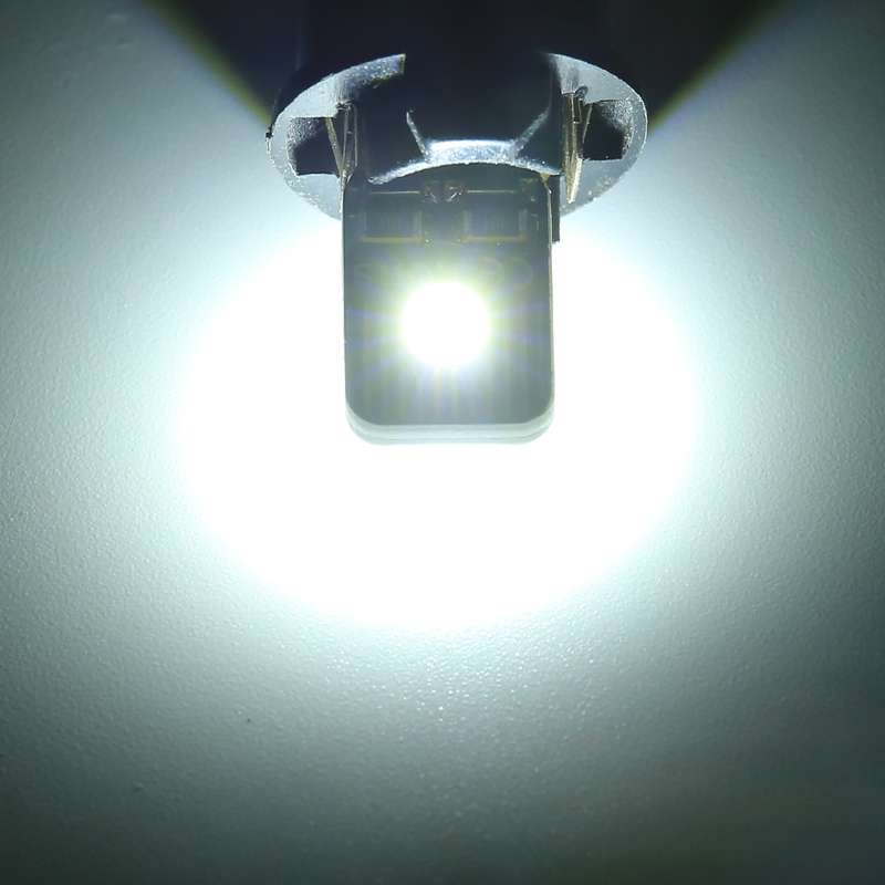 2 PCS T10 / W5W / 168 / 194 DC12V / 1.3W / 6000K / 110LM 2LEDs SMD-3030 Car Clearance Light, with De