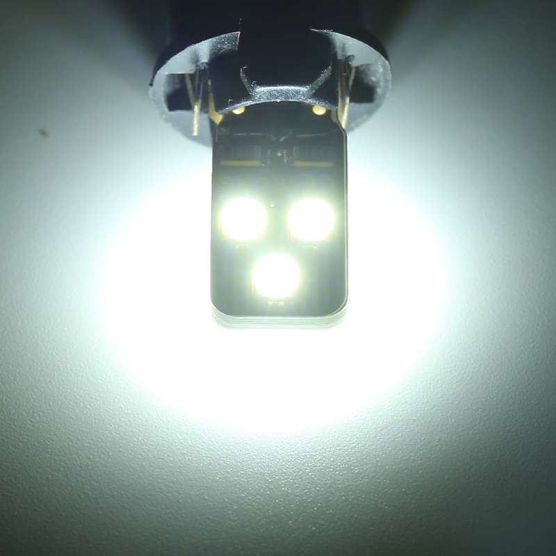2 PCS T10 / W5W / 168 / 194 DC12V / 1.6W / 6000K / 110LM 6LEDs SMD-3030 Car Clearance Light, with De