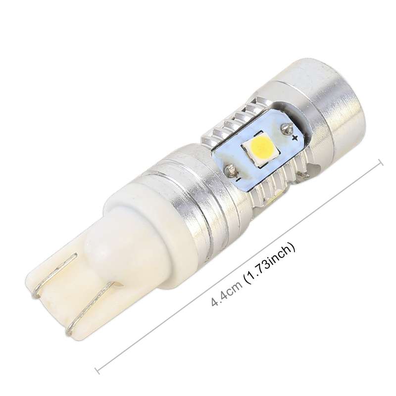 2 PCS T10 / W5W / 168 / 194 DC12V / 4.5W / 6000K / 360LM 6LEDs SMD-3030 Car Clearance Light, with Pr