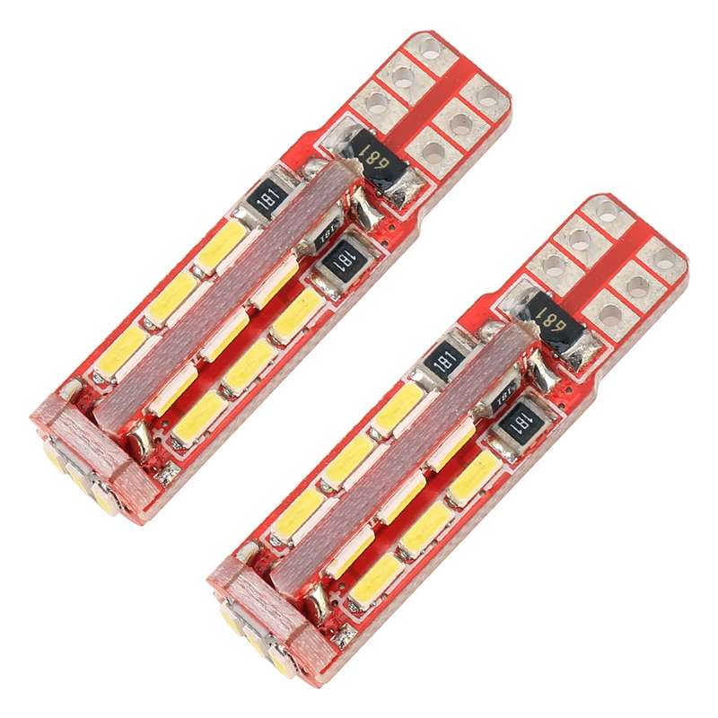 2 PCS T10 / W5W / 168 / 194 DC12V / 2.8W / 6000K / 200LM 27LEDs SMD-4014 Car Clearance Light(White L