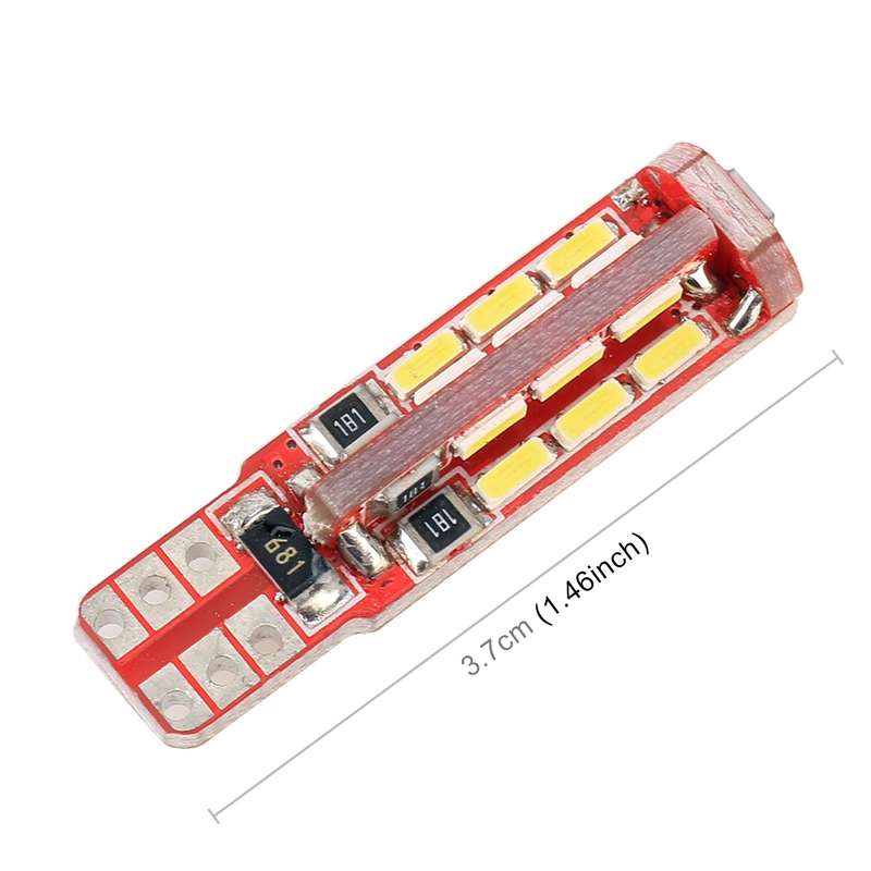 2 PCS T10 / W5W / 168 / 194 DC12V / 2.8W / 6000K / 200LM 27LEDs SMD-4014 Car Clearance Light(White L
