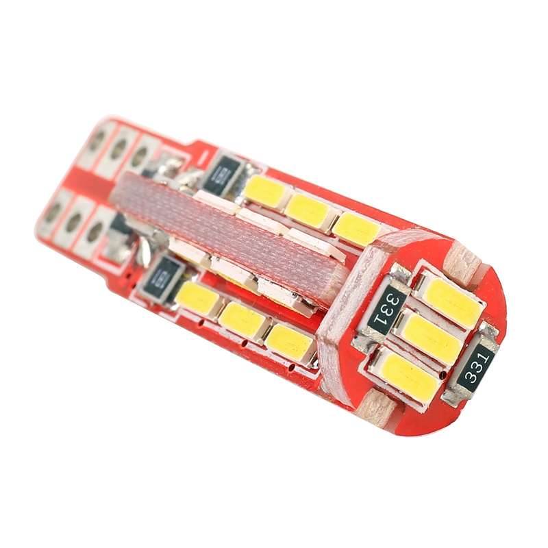 2 PCS T10 / W5W / 168 / 194 DC12V / 2.8W / 6000K / 200LM 27LEDs SMD-4014 Car Clearance Light(White L