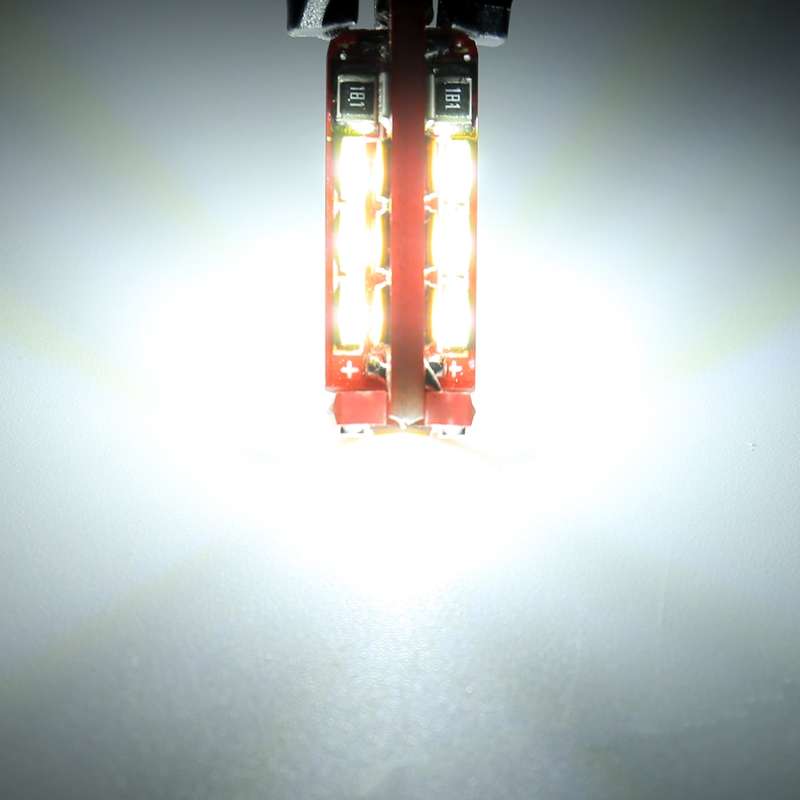 2 PCS T10 / W5W / 168 / 194 DC12V / 2.8W / 6000K / 200LM 27LEDs SMD-4014 Car Clearance Light(White L