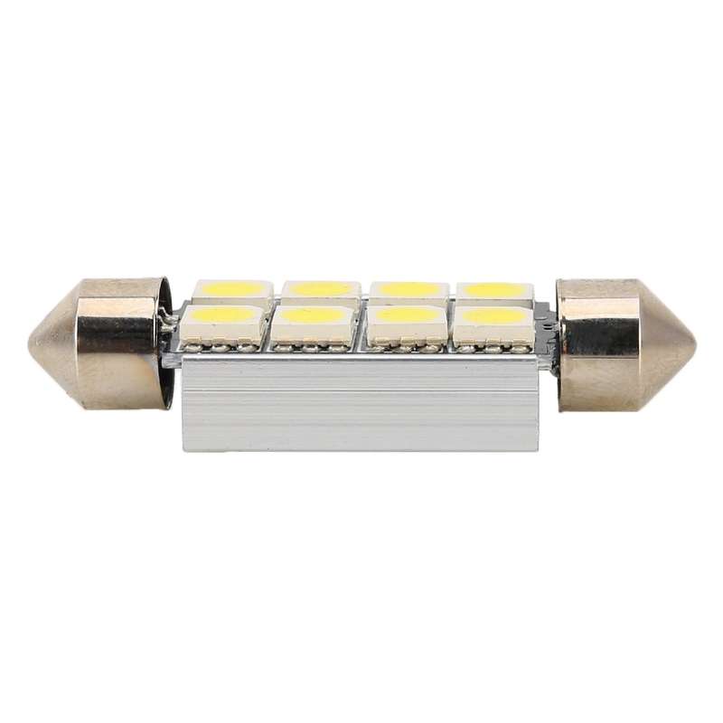 10 PCS 41mm DC12V / 2W / 7000K / 80LM 8LEDs SMD-5050 Car Reading Lamp(White Light)