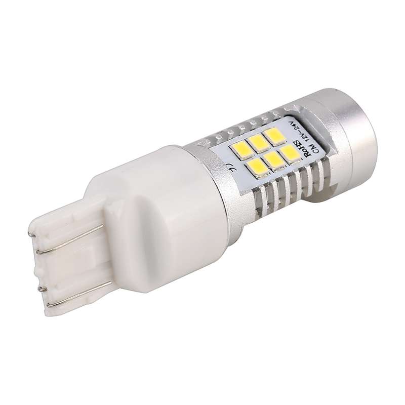 2 PCS 7443-T20-2835 10.5W 780LM 6000K 21 SMD 2835 LEDs Car Brake Light DC 12~24V(White Light)