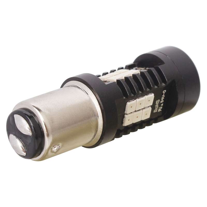 2 PCS 10.5W 1157-2835-21smd Red LED Car Brake Light Tail Light Bulb, DC 12-24V(Red Light)