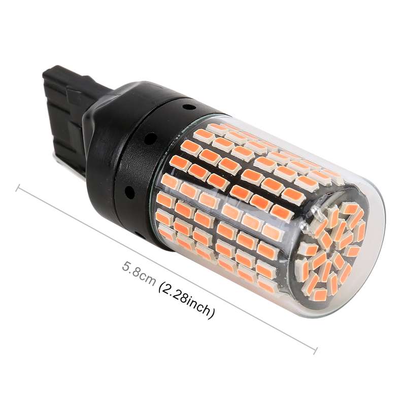 2 PCS T20 / 7440 DC12V / 18W / 1080LM Car Auto Turn Lights with SMD-3014 Lamps (Red Light)
