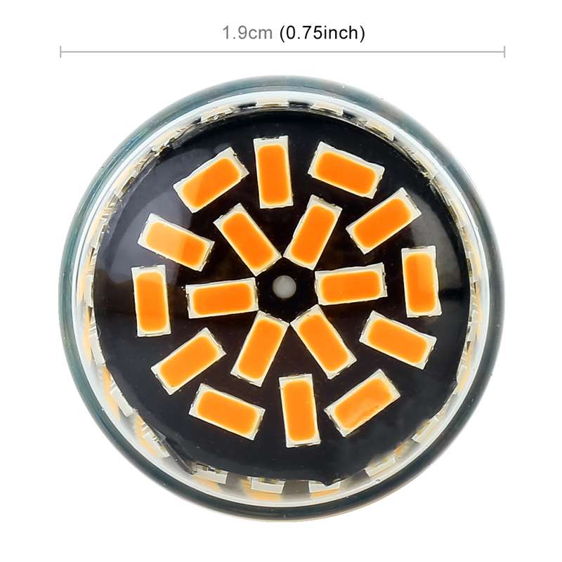 2 PCS T20 / 7440 DC12V / 18W / 1080LM Car Auto Turn Lights with SMD-3014 Lamps (Red Light)