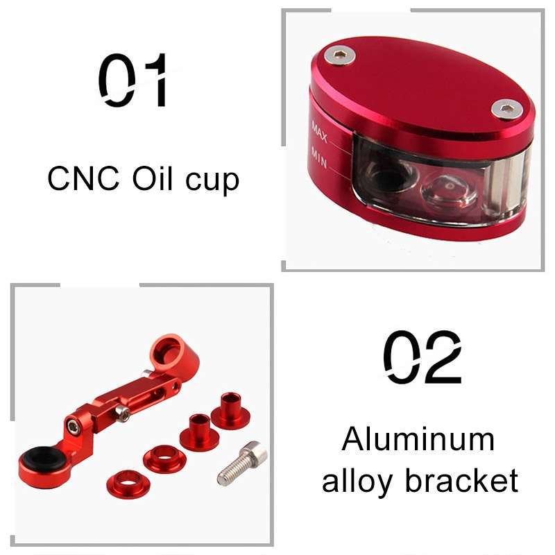 Motorcycle Modification Parts Front Brake Fluid Oil Universal Brake Oil Cup for Kawasaki / Suzuki(Bl